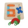 Letter Construction Puzzle Set for Thinking, Hand Eye Coordination