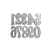 Letter Number Metal Cutting Dies Carbon Steel Embossing Template Stencil Scrapbooking for Card Die Cuts Mold Metal Die Cuts
