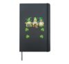 Let The Shenanigans Begin Irish Gnomes St Patrick's Day Hardcover Journal, Black