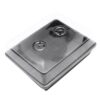 Levemolo Black Plastic Seedling Growing Tray with Adjustable Humidity Dome for Home Gardening and Flower Nursery Production, Sturdy and Safe Germination Sprouter Box for Hobbyists