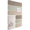 Lewtemi 8 Pcs Large 24" x 36" Modular Felt Bulletin Board Cork,Linen Color