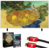 LG 65 Inch Gallery TV with Frame LX7B Mini LED 4K Smart TV 2026 65LX7BPUA Bundle with Deco Essentials CPS Exclusive 26 Month Protection, 2X HDMI Cable & Deco Gear Home Theater Beginner′s Guidebook