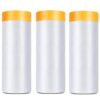 LHDDAGQAX Adhesive Adhesive Tape, Adhesive Tape Multi-Purpose Paint Masking Paper for Furniture, Walls, and Cars 4.0m White (White 2.4m)