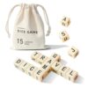 LIAFUNE Crossword Dice Game, Word Game, 15 Letter Dice Travel Word Set