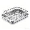 LIANYU Air Fryer Basket for Oven, 4 PCS 9.3’’x 7’’Air Fryer Basket and Tray