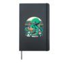 Librarian Book Sea Ocean Giant Squid Funny Reading Octopus Hardcover Journal, Black