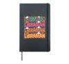 Librarian Halloween Costume Farming Farm Library Book Lover Hardcover Journal, Black