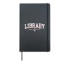 Library Assistant Flowers Librarian Assistant Hardcover Journal, Black