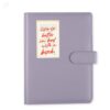 Library Card Life is Better in Bed A5 Journal Binder Padfolio + Blank Paper