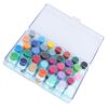 LICAEVEY 35pcs Finger Ink Pad Mini DIY Stamping Pad Bright Color Crafting