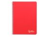 Liderpapel Spiral notebook din a5 witty hardcover 80h 90g ruled nº46 with margin colors