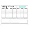 LiebeWH Magnetic Dry Erase Whiteboard Calendar 42x30cm Weekly Monthly Planner Board with PET Erasable Film for Refrigerator Office to Do List Shopping Fitness Plan