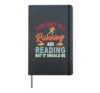 Life Isn't All Running And Reading But It Should Be Running Hardcover Journal, Black