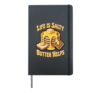 Life Is Salty Food Baking Dessert Foodie Baker Hardcover Journal, Black