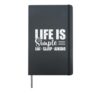 Life is Simple Eat Sleep Aikido Martial Arts Hardcover Journal, Black