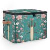 LIFEVYNO Mantis Flower Leaves Large Storage Bin with Lid