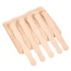 LIFKICH 70pcs Wavy Birch Wood Craft Sticks 8 Inch Wooden Fan Handles for Traditional Chinese Fans Convenient for Crafting and Enhancing Airflow for Crafting Supplies Kit and Special