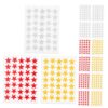 LIFKOME 30sheet Small Colorful Star Stickers for Reward Charts Motivational Teacher Reward Stickers, Easy to Peel and Stick Paper Stars for School and Home Use