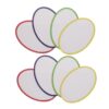 LIFKOME 8pcs Reusable Dry Erase Magnetic Labels 5.8x4 Inch with Colored Border, Strong Magnetic Hold and Edge Protection Design for Shelving and Pantry Organization