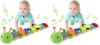 LIGHTDESIRE Baby Toys Musical Caterpillar,Infant Stuffed Animal Toy with Crinkle and Rattles,Soft Sensory Toys with Textures for Tummy Time Newborn Boys Girls 0 3 6 12 Months(Green) (Pack of 2)