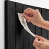 Lightomorrow Arched Felt Bulletin Board, Decorative Felt Pin Board for Wall Black