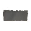 Lightomorrow Organic Shaped Felt Bulletin Board, 35 x 17.5 inches Decorative Felt Pin Board, Cork Board Alternative for Wall, Foldable Photo Board with 20 Pushpins - Black