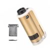 Lightweight Pocket Microscope with 100x-250x Magnification, Gold