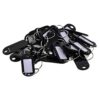 Lilihuimaoyi 100 Pieces Tag Name Tags Key Luggage ID Tags Card Insert Cover Writable Accessories Suitable for Landlord Tenant, Black