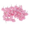 Lilihuimaoyi 50 Pieces Heart Shape Push Pins Metal Drawing Pins Thumbtacks Bulletin Board Pins Tacks in Portable Case Suitable for Displaying Schedules Photos, Pink