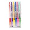 Lilihuimaoyi 6 Pieces Gel Ink Ballpoint Pen Kit Art Pens Markers Adult Coloring Journaling Smooth No Smudge Water Based 0.5mm Suitable for Illustrations Ma, Colorful Ink