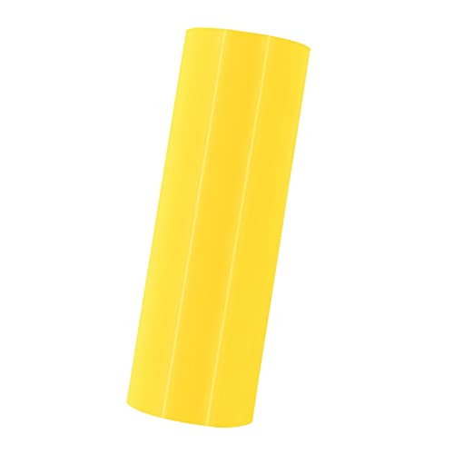 Lilihuimaoyi Heat Transfer Vinyl Luminous Foam HTV Sheet Roll Iron on Transfer Film Vinyl for T Shirts Sweatshirts Socks and Aprons PU Material with Automatic Foam, Yellow Green
