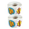 Lilihuimaoyi Reward Stickers for Kids Round Labels Decals Paper Self Stick Non Marker Friendly Suitable for classrooms Teachers Parents