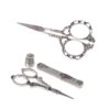 Lilihuimaoyi Sewing Scissors Set with Thimble Needlecase and Sewing Shears Stainless Steel Antique for Embroidery Needlework Crewel Cross Stitch