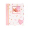 Lil' Peach My Record Book Baby Memory Book, First 5 Years Milestone Journal with Guided Prompts, Pregnancy & Baby Keepsake Book, Photo Insert Cover, Pink Confetti Dots