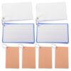 Lined Index Cards Blank Flashcards with Ring, 6pcs for Study Use