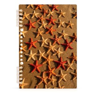 linqin A5 Journal Notebook with Ringing Binder 1 Pack