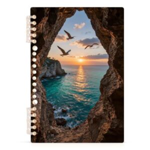linqin A5 Journal Notebook with Ringing Binder 1 Pack