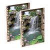 linqin A5 Journal Notebook with Ringing Binder 2 Pack