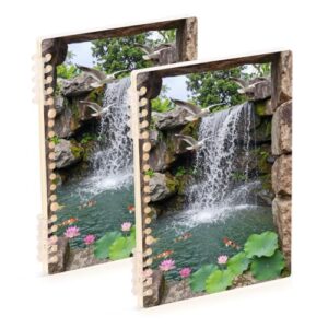 linqin A5 Journal Notebook with Ringing Binder 2 Pack