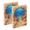 linqin A5 Journal Notebook with Ringing Binder 2 Pack