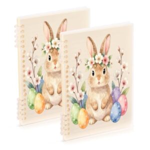 linqin A5 Journal Notebook with Ringing Binder 2 Pack