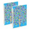 linqin A5 Journal Notebook with Ringing Binder 2 Pack