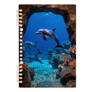 linqin A5 Refillable Loose Leaf Notebook 1 Pack