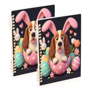 linqin A5 Refillable Loose Leaf Notebook 2 Pack