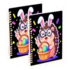 linqin A5 Refillable Loose Leaf Notebook 2 Pack