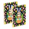 linqin A5 Refillable Loose Leaf Notebook 2 Pack