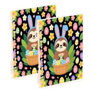 linqin A5 Refillable Loose Leaf Notebook 2 Pack