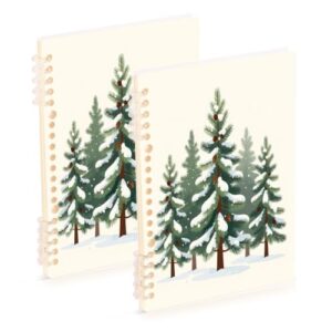 linqin A5 Travel Diary Notebook for Note Taking 2 Pack