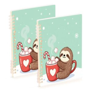 linqin A5 Travel Diary Notebook for Note Taking 2 Pack