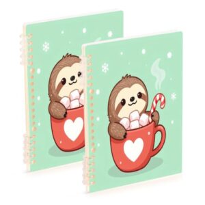 linqin A5 Travel Diary Notebook for Note Taking 2 Pack
